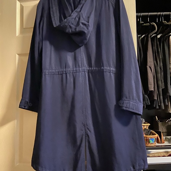 Navy spring hooded jacket - Picture 3 of 3